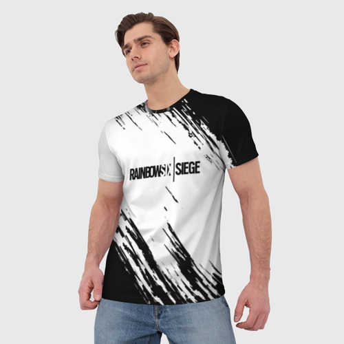 Мужская футболка 3D Rainbow Six Siege радуга 6 осада, цвет 3D печать - фото 3