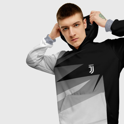 Мужская толстовка 3D Juventus 2018 Original    , цвет меланж - фото 5