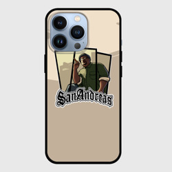 Чехол для iPhone 13 Pro GTA SA - Big Smoke
