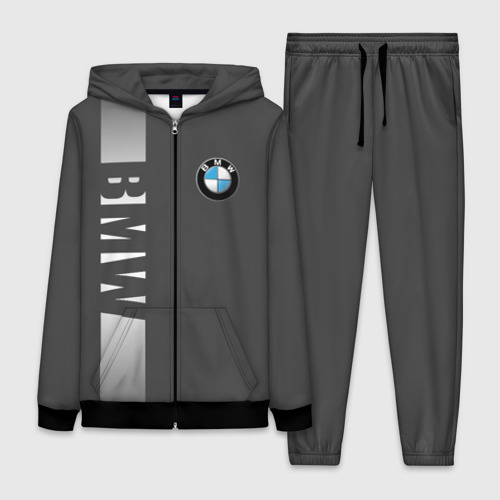 Женский костюм 3D BMW sport, цвет черный