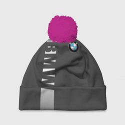 Шапка 3D c помпоном BMW sport