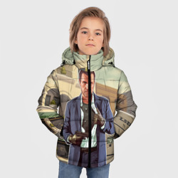 Зимняя куртка для мальчиков 3D GTA V - Майкл - фото 2
