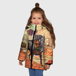 Зимняя куртка для девочек 3D GTA V - Чоп - фото 2