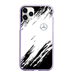 Чехол для iPhone 11 Pro матовый Mercedes Benz sport