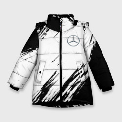 Зимняя куртка для девочек 3D Mercedes Benz sport