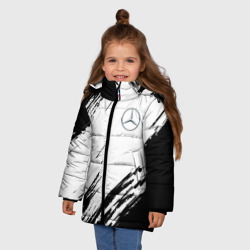 Зимняя куртка для девочек 3D Mercedes Benz sport - фото 2
