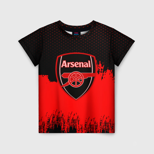 Детская футболка 3D FC Arsenal Original uniform Фото 01 Детская футболка 3D FC Arsenal Original uniform Фото 01