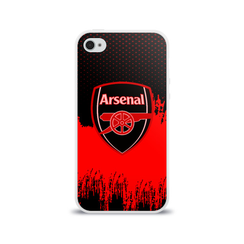 Чехол для Apple iPhone 4/4S силиконовый глянцевый FC Arsenal Original uniform Фото 01 Чехол для Apple iPhone 4/4S силиконовый глянцевый FC Arsenal Original uniform Фото 01
