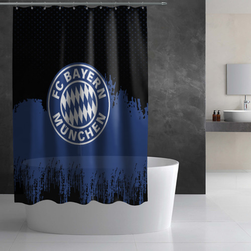 Штора 3D для ванной FC Bayern Munchen uniform - фото 2