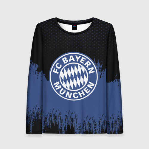 Женский лонгслив 3D FC Bayern Munchen uniform, цвет 3D печать