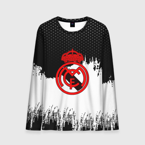 Мужской лонгслив 3D FC Madrid Uniform, цвет 3D печать