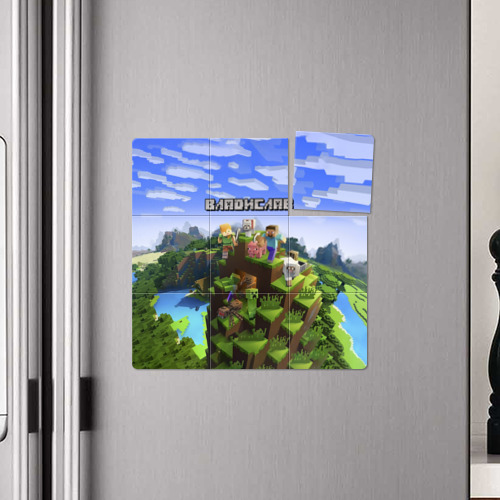 Магнитный плакат 3Х3 Владислав - Minecraft - фото 4