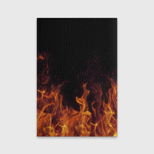 Обложка для паспорта матовая кожа Ярик огонь мужик - фото 2