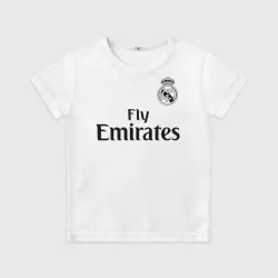 Детская футболка 3D Криштиану Роналду Форма 18-19