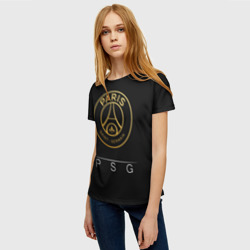 Женская футболка 3D PSG Gold - фото 2