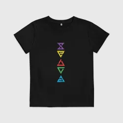 Детская футболка хлопок Знаки Ведьмака Colors