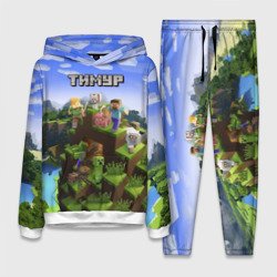 Женский костюм с толстовкой 3D Тимур - Minecraft