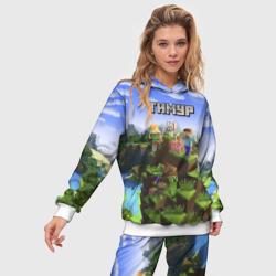 Женский костюм с толстовкой 3D Тимур - Minecraft - фото 2