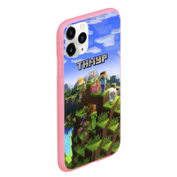 Чехол для iPhone 11 Pro Max матовый Тимур - Minecraft - фото 2
