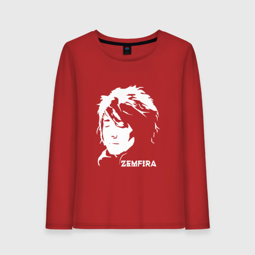 Женский лонгслив хлопок Zemfira, цвет красный