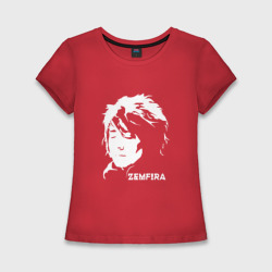 Женская футболка хлопок Slim Zemfira