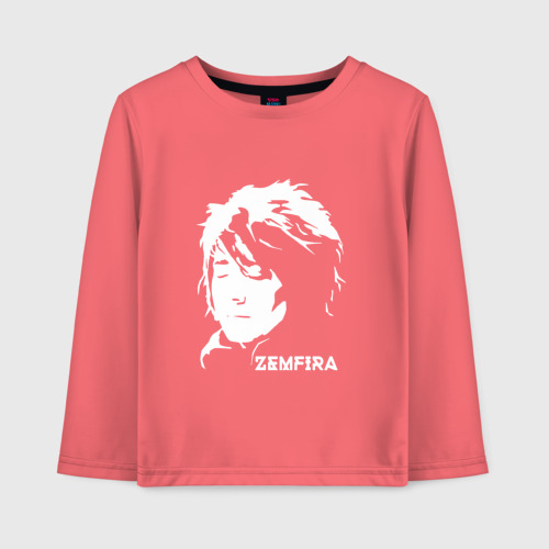 Детский лонгслив хлопок Zemfira, цвет коралловый