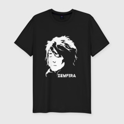 Мужская футболка хлопок Slim Zemfira