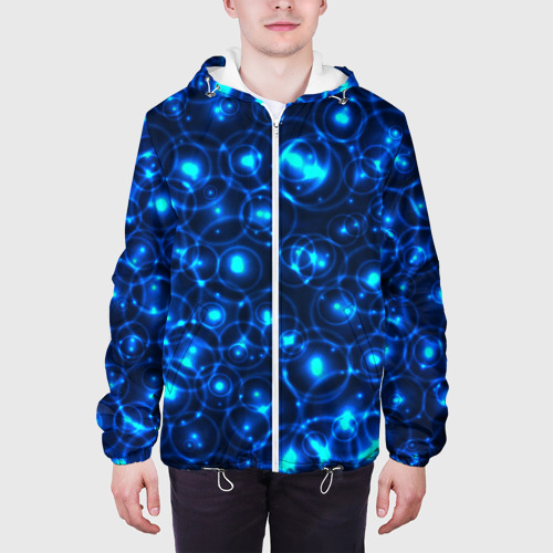 Мужская куртка 3D Пузырчатый абстракт, цвет 3D печать - фото 4