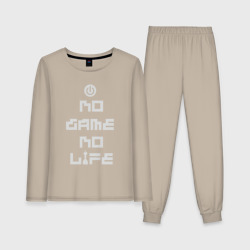 Женская пижама с лонгсливом хлопок No Game No Life anime