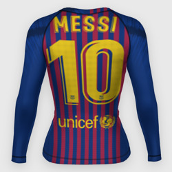 Женский рашгард 3D Messi home 18-19