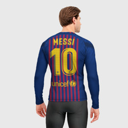 Мужской рашгард 3D Messi home 18-19 - фото 2