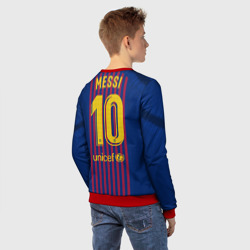 Детский свитшот 3D Messi home 18-19 - фото 2