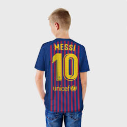 Детская футболка 3D Messi home 18-19 - фото 2