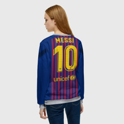 Женский свитшот 3D Messi home 18-19 - фото 2