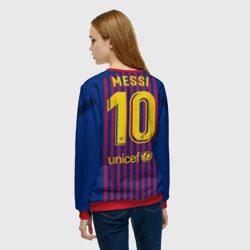 Женский свитшот 3D Messi home 18-19 - фото 2