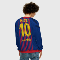 Мужской свитшот 3D Messi home 18-19 - фото 2