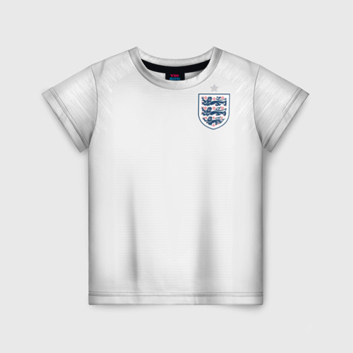 Детская футболка 3D England home WC 2018, цвет 3D печать