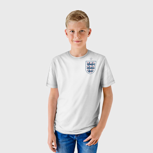 Детская футболка 3D England home WC 2018, цвет 3D печать - фото 3