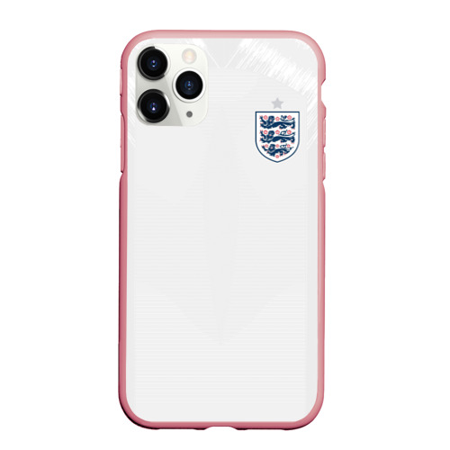 Чехол для iPhone 11 Pro Max матовый England home WC 2018, цвет баблгам