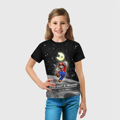 Детская футболка 3D You got a moon - фото 5