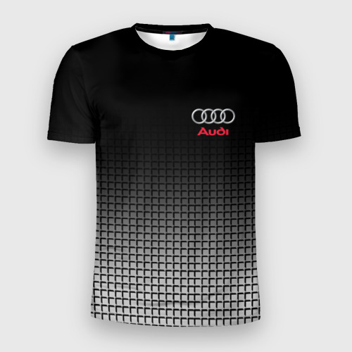 Мужская футболка 3D Slim Audi sport, цвет 3D печать