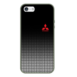 Чехол для iPhone 5/5S матовый Mitsubishi sport