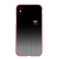 Чехол для iPhone XS Max матовый Toyota Тойота