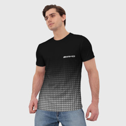 Мужская футболка 3D AMG sport - фото 2