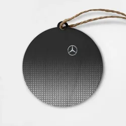 Деревянная игрушка круг Mercedes Benz sport