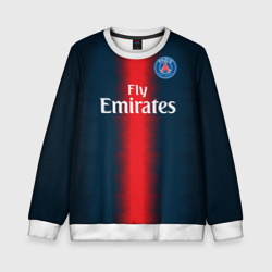 Детский свитшот 3D PSG Форма Новая Home 18-19