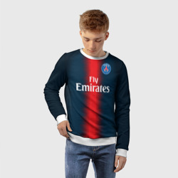 Детский свитшот 3D PSG Форма Новая Home 18-19 - фото 2