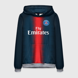 Мужская толстовка 3D PSG Форма Новая Home 18-19