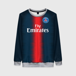 Женский свитшот 3D PSG Форма Новая Home 18-19