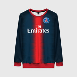 Женский свитшот 3D PSG Форма Новая Home 18-19